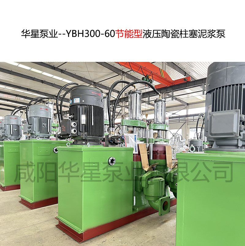 洗煤廠使用華星YBH300-60污泥柱塞泵現(xiàn)場視頻