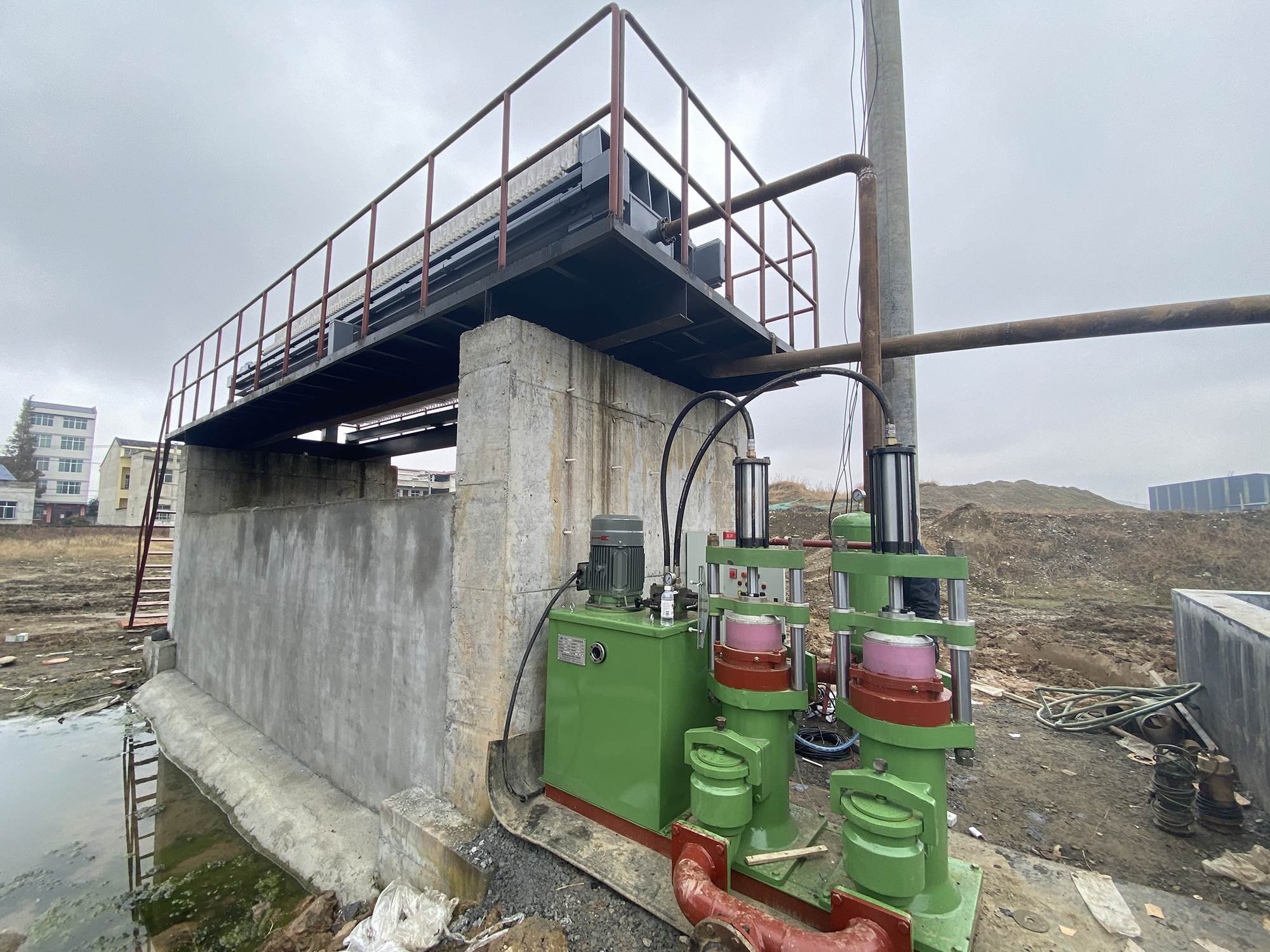 洗沙廠300平方壓濾機及壓濾機柱塞泵客戶案例